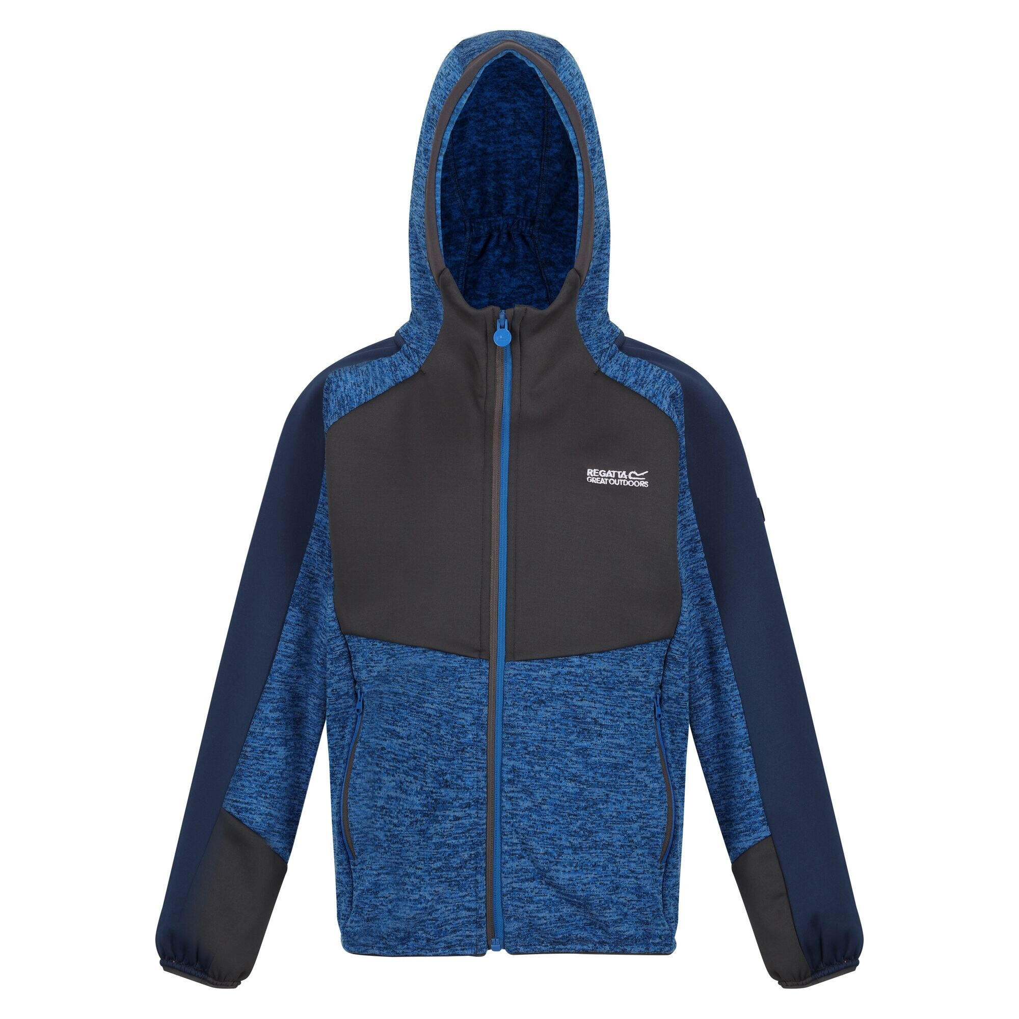 DISSOLVER Children's hooded jacket (Dark blue / Dark grey)