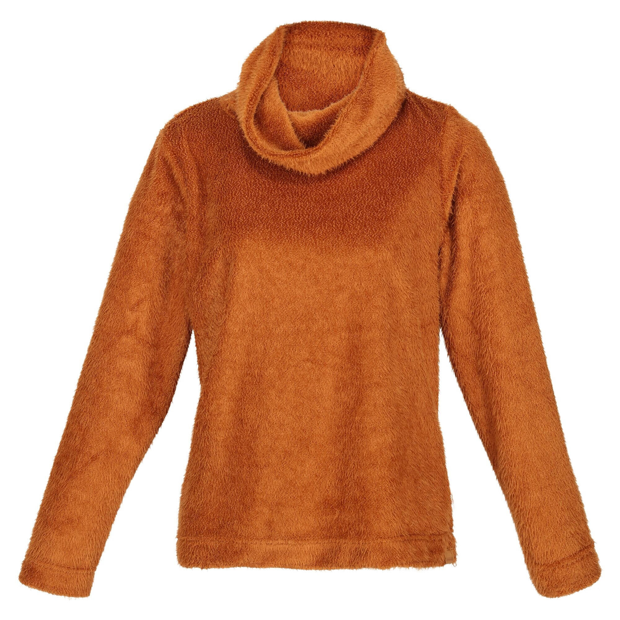 REGATTA Womens/Ladies Hedda Cowl Neck Fleece Top (Copper Almond)