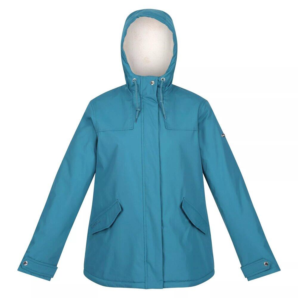REGATTA Womens/Ladies Bria Faux Fur Lined Waterproof Jacket (Dragonfly)