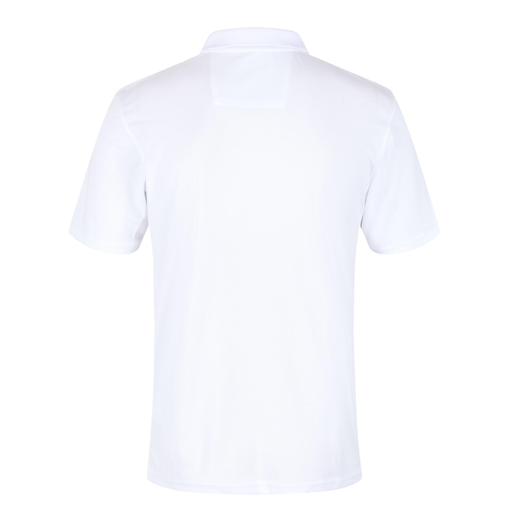 Heren Maverick V Actief Poloshirt (Wit) 2/5