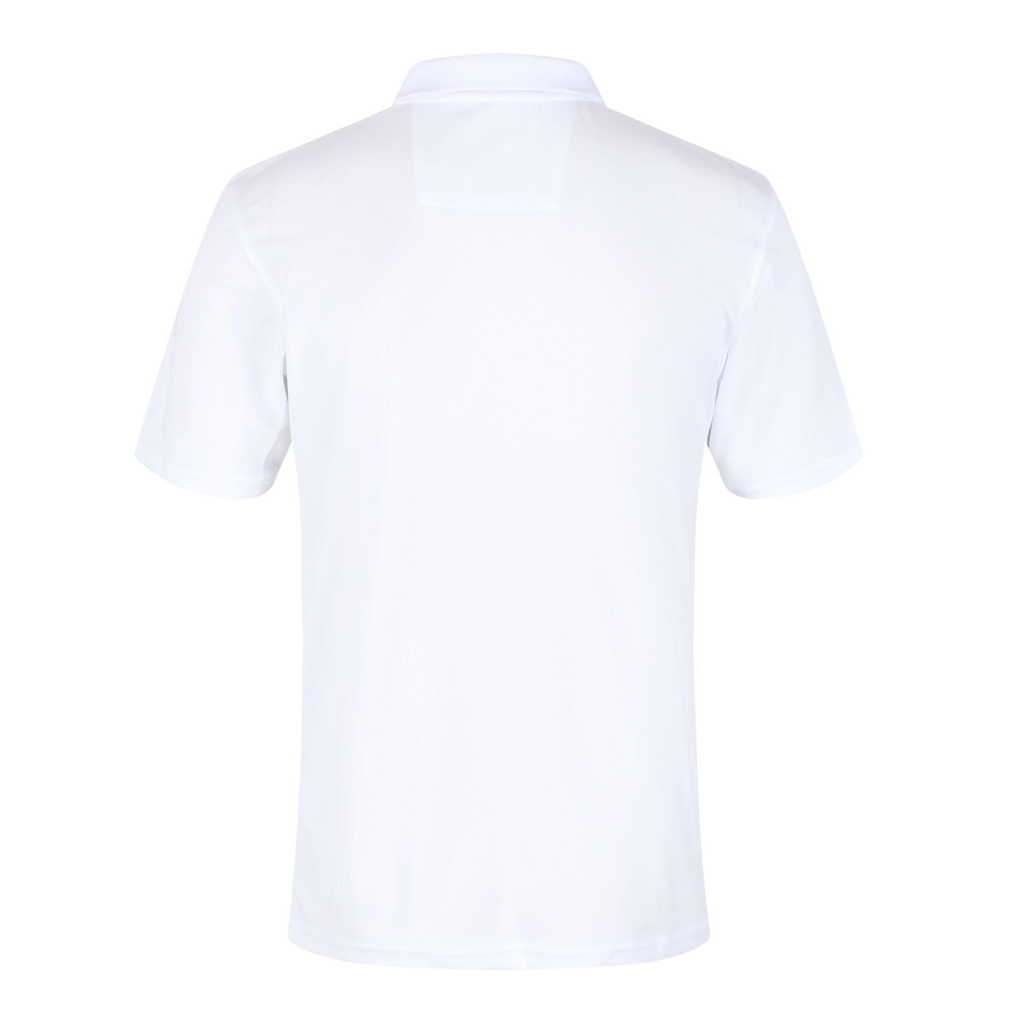 Mens Maverick V Active Polo Shirt (White) 2/5
