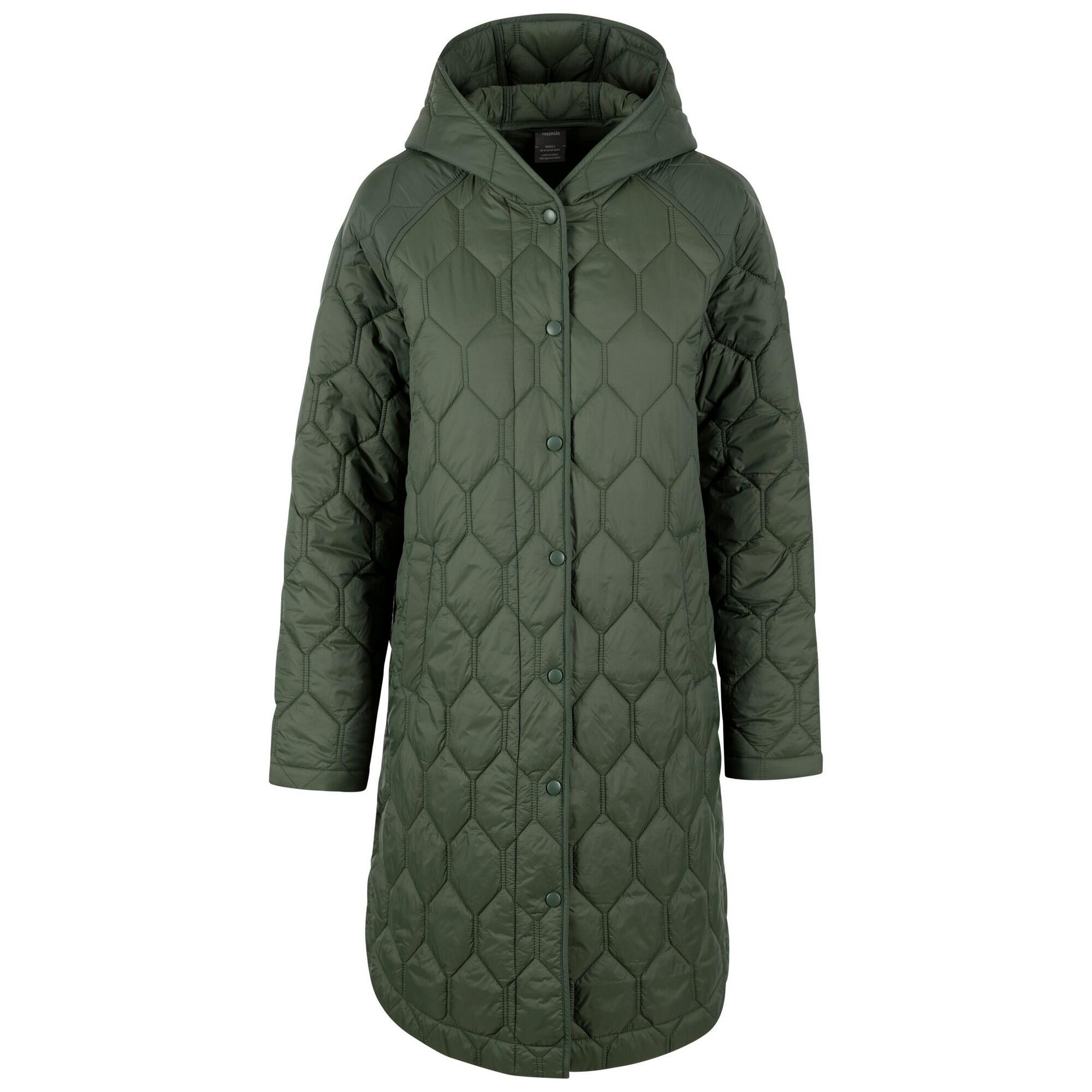 Trespass - Veste Matelassée Phase Femme (kaki) - Doudoune Synthétique - Vert - 36 Xs - Decathlon