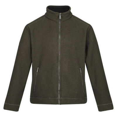 Heren garrian ii full zip fleece jacket (umber)