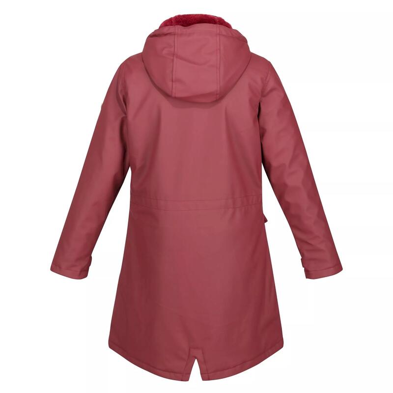 Dames Fabrienne geïsoleerde parka (Cabernet)