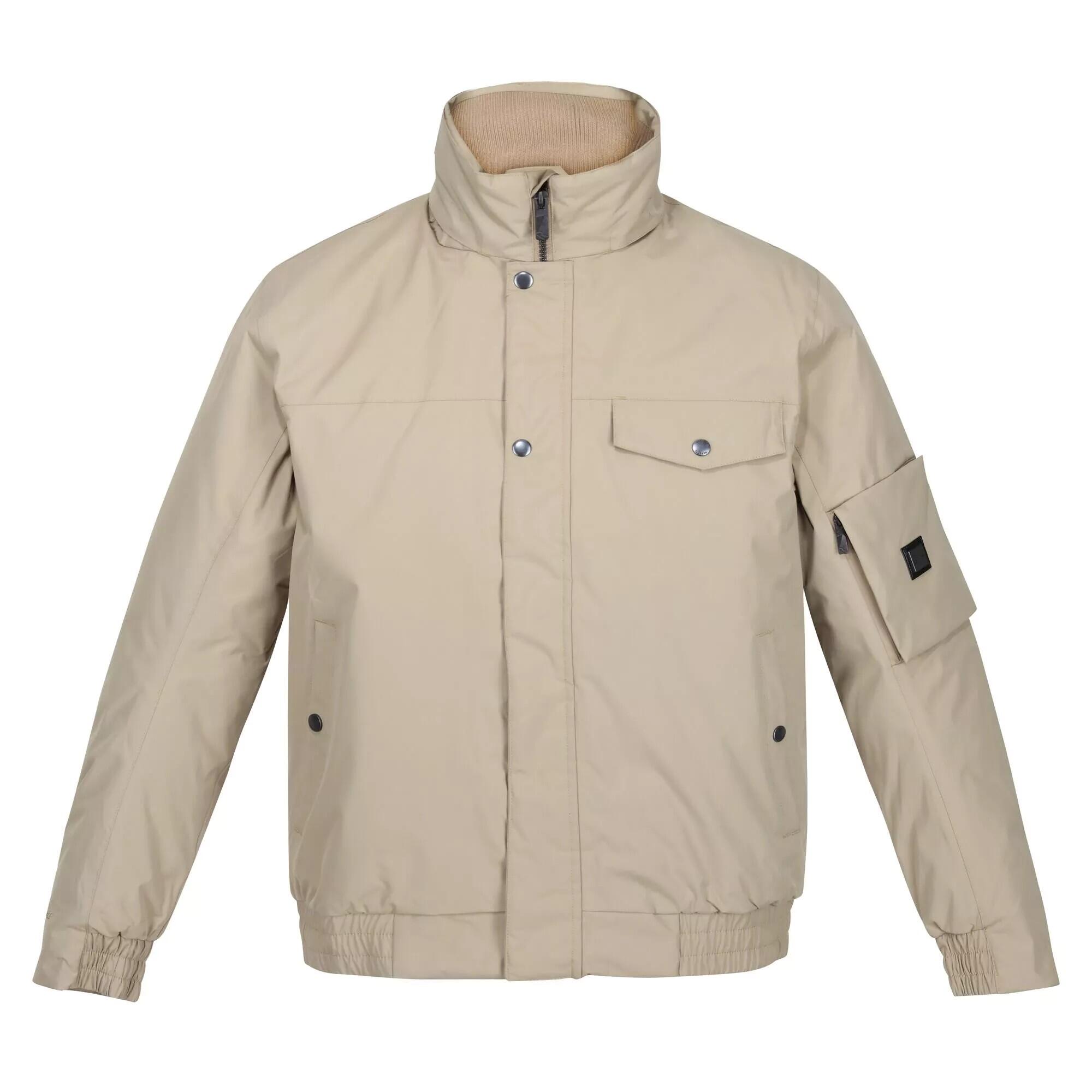 REGATTA Mens Raynor Waterproof Jacket (Gold Sand)