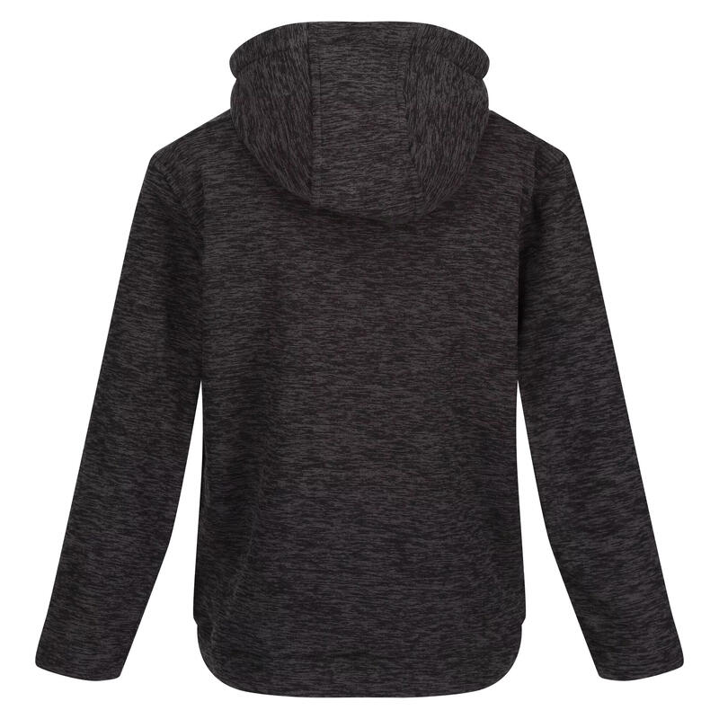 FleeceKapuzenpullover Keyon Kinder Schwarz meliert