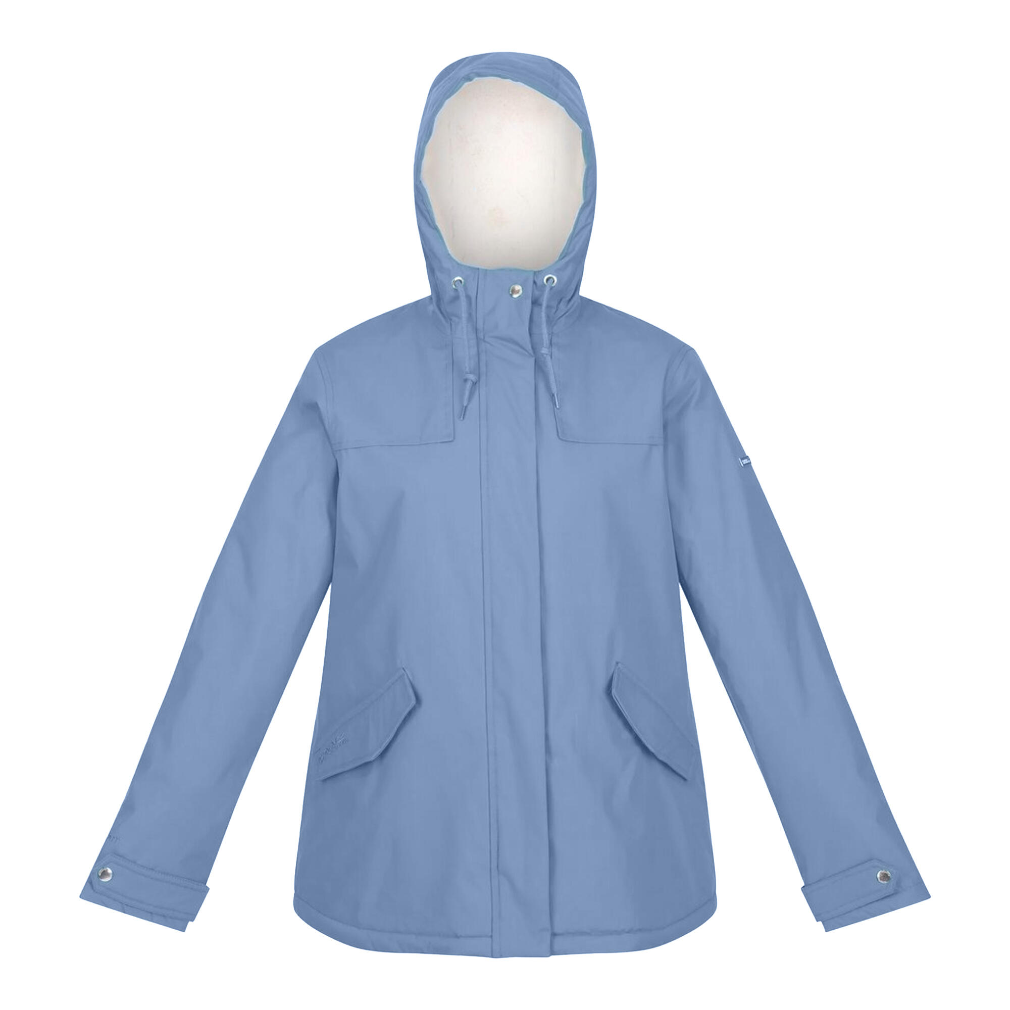 REGATTA Womens/Ladies Bria Faux Fur Lined Waterproof Jacket (Slate Blue)