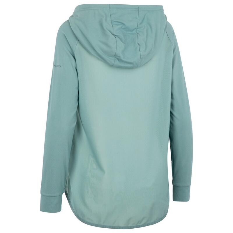 Sweat de sport à capuche IMMY Femme (Vert sarcelle pâle)