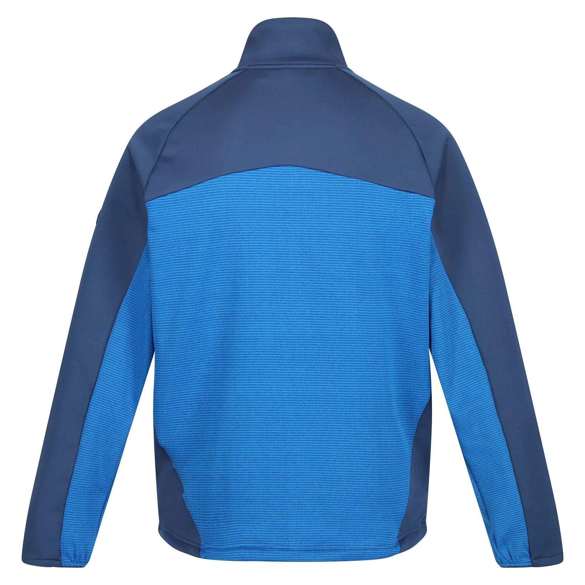 Mens Highton III Full Zip Fleece Jacket (Skydiver Blue/Admiral Blue) 2/5