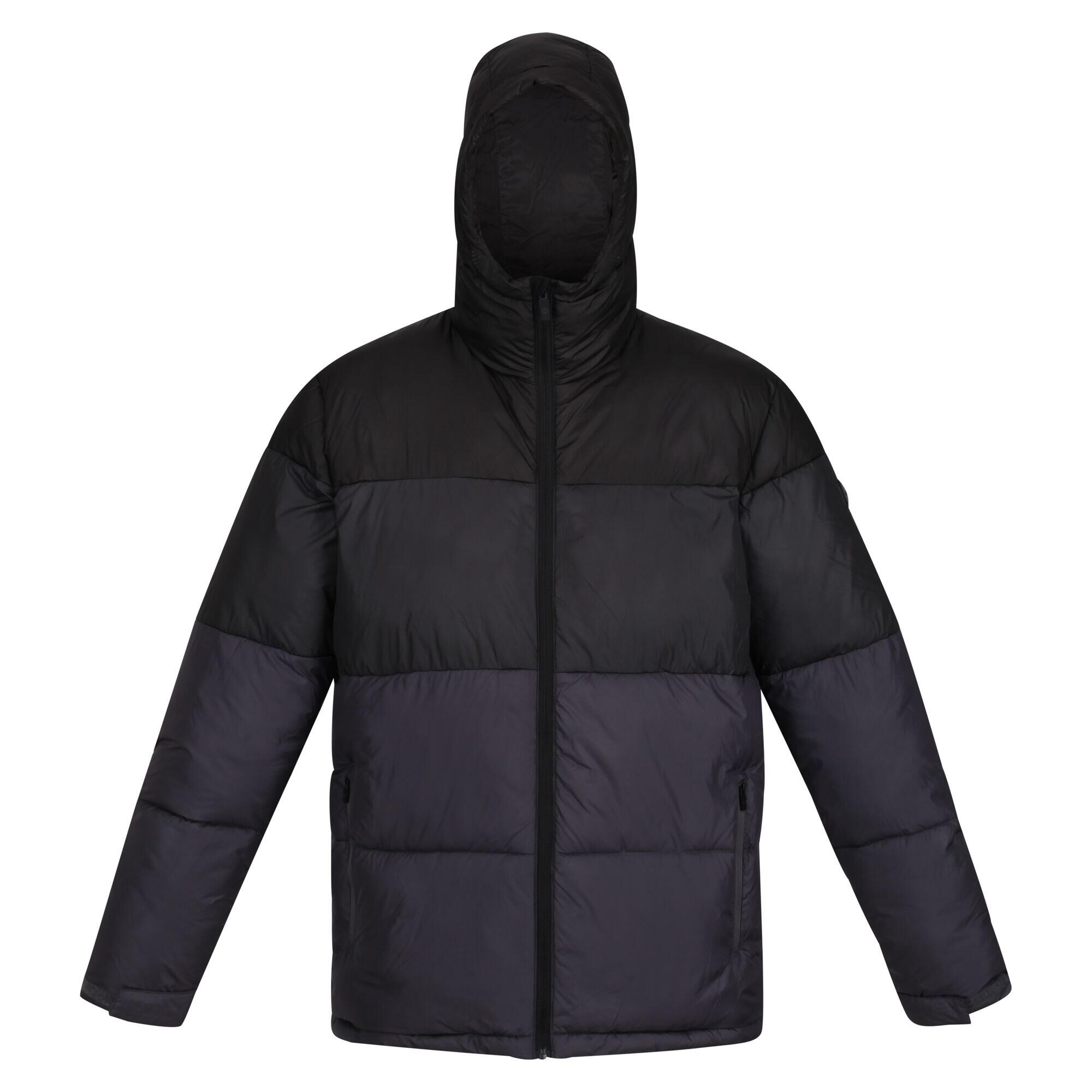 Mens Carnan Padded Jacket (Black/Ash) 1/5