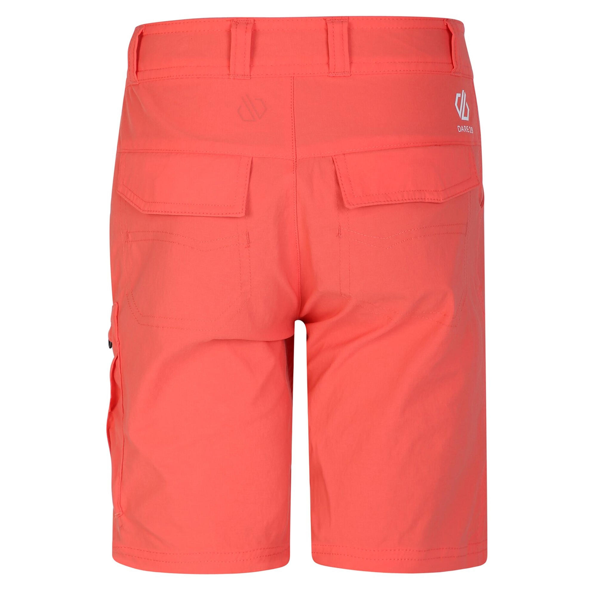 Childrens/Kids Reprise II Shorts (Neon Peach) 2/4