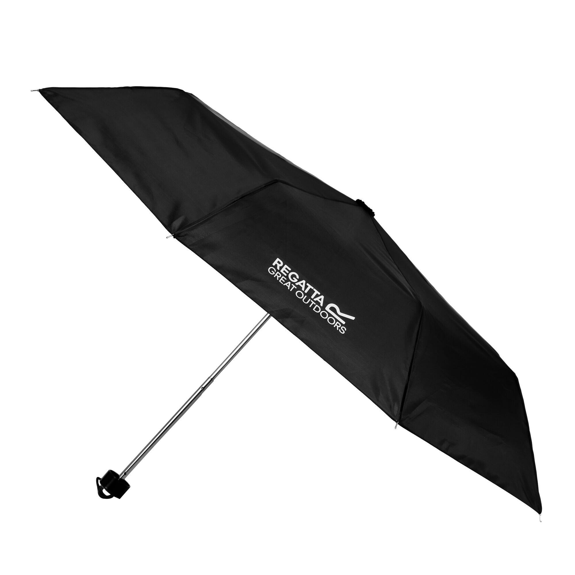 REGATTA Paraguas Plegable Negro