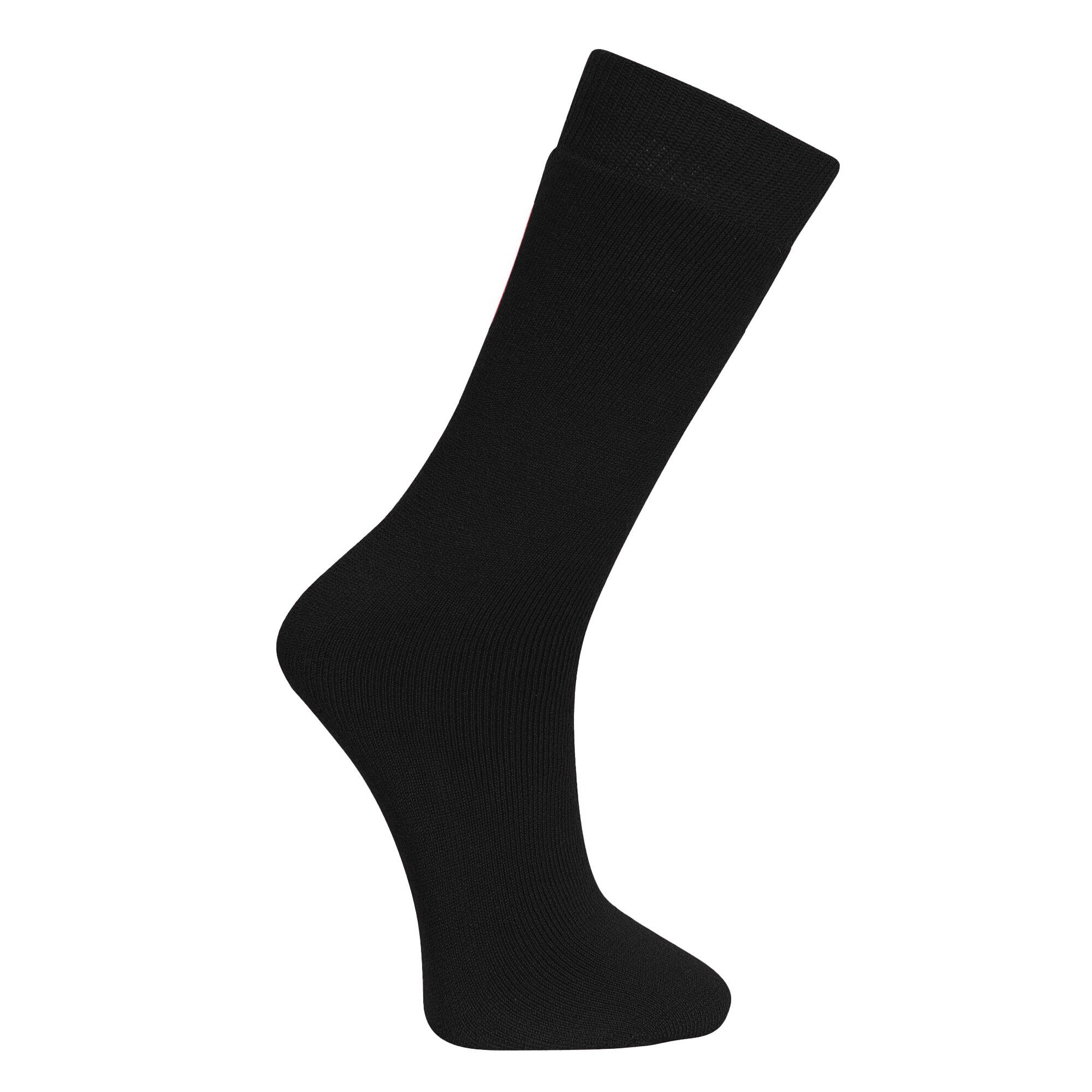 Adults Unisex Tubular Luxury Wool Blend Ski Tube Socks (Black) 2/4