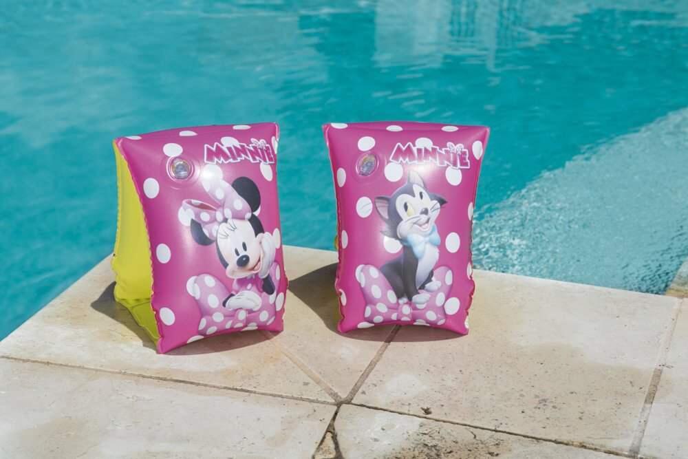 Braçadeiras de natação Minnie Mouse para crianças/jovens (Rosa) 4/7