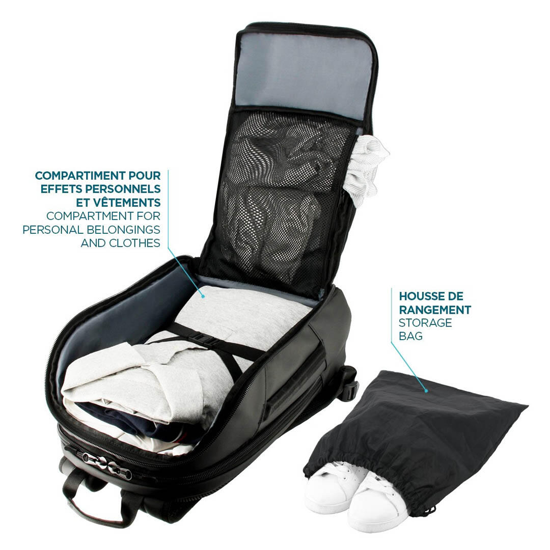 Sac à Dos TheOne Voyager 48h - 30L - Compatible 14-15.6'' - Black 4/5