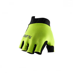 Gants EXCEEDA Women Gel Short Finger Jaune fluo