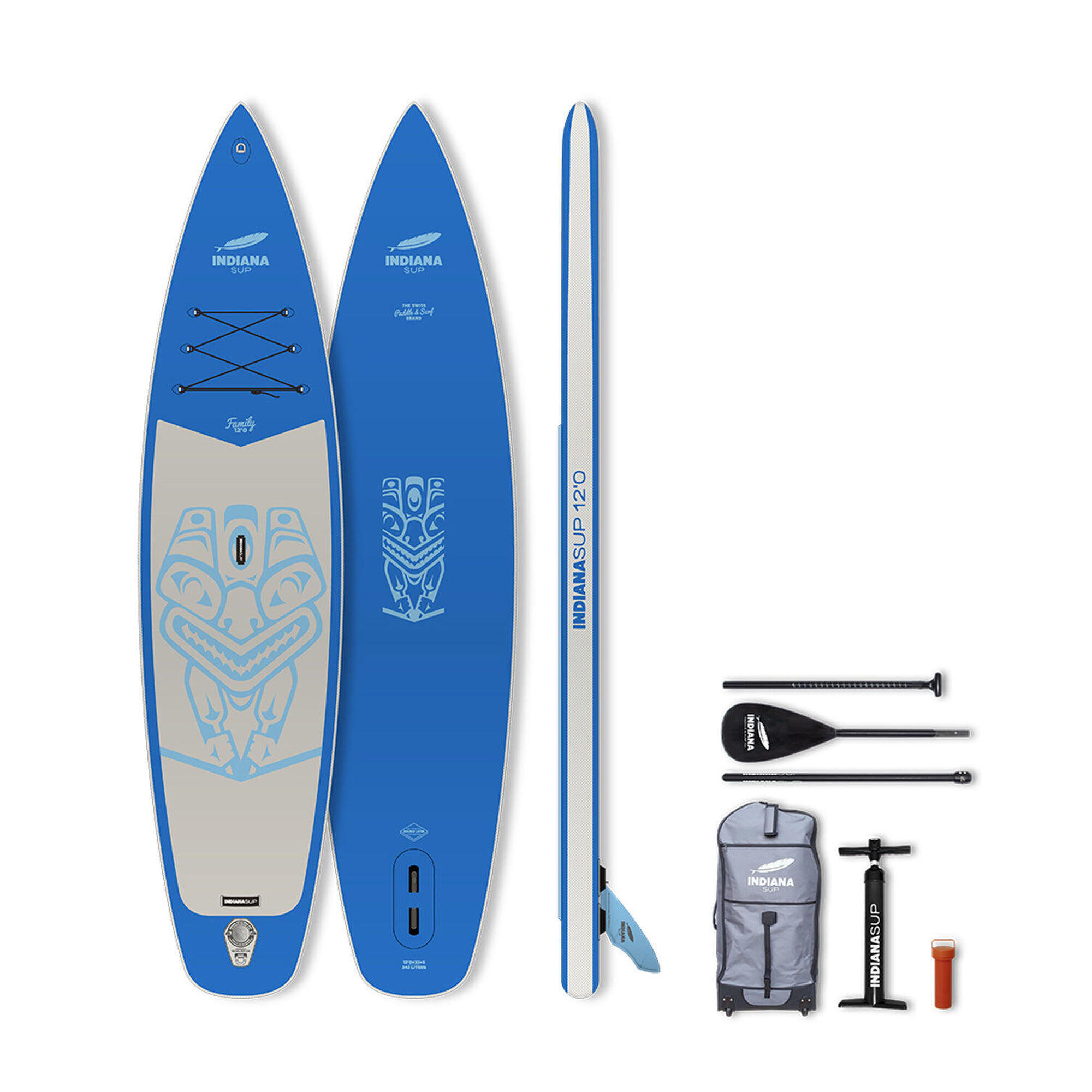 Indiana 11'6 - 12'0 Familypack with paddle