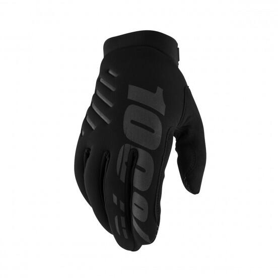 100% 100% BRISKER Glove Black - MTB Cycling Trail Enduro Cold Weather Glove