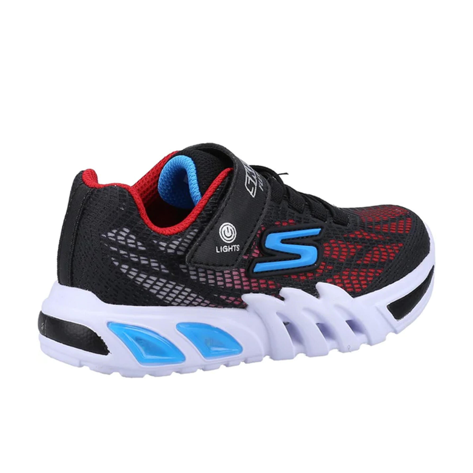 Boys FlexGlow Elite Vorlo Trainers (Black/Royal Blue) 2/5