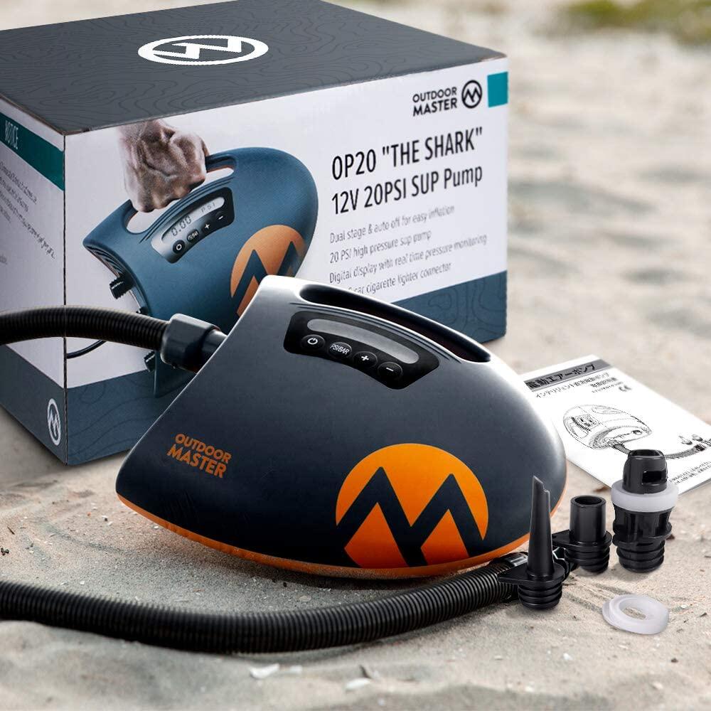 Outdoor Master Shark II 12V 20PSI Pomp – Elektrische SUP pomp 3/7