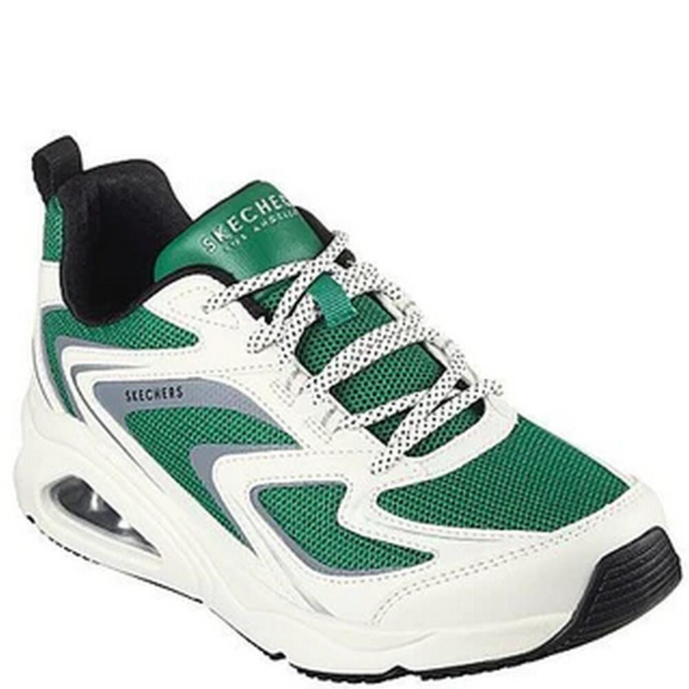 Womens/Ladies TresAir Uno Street FlAir Trainers (White/Green) SKECHERS