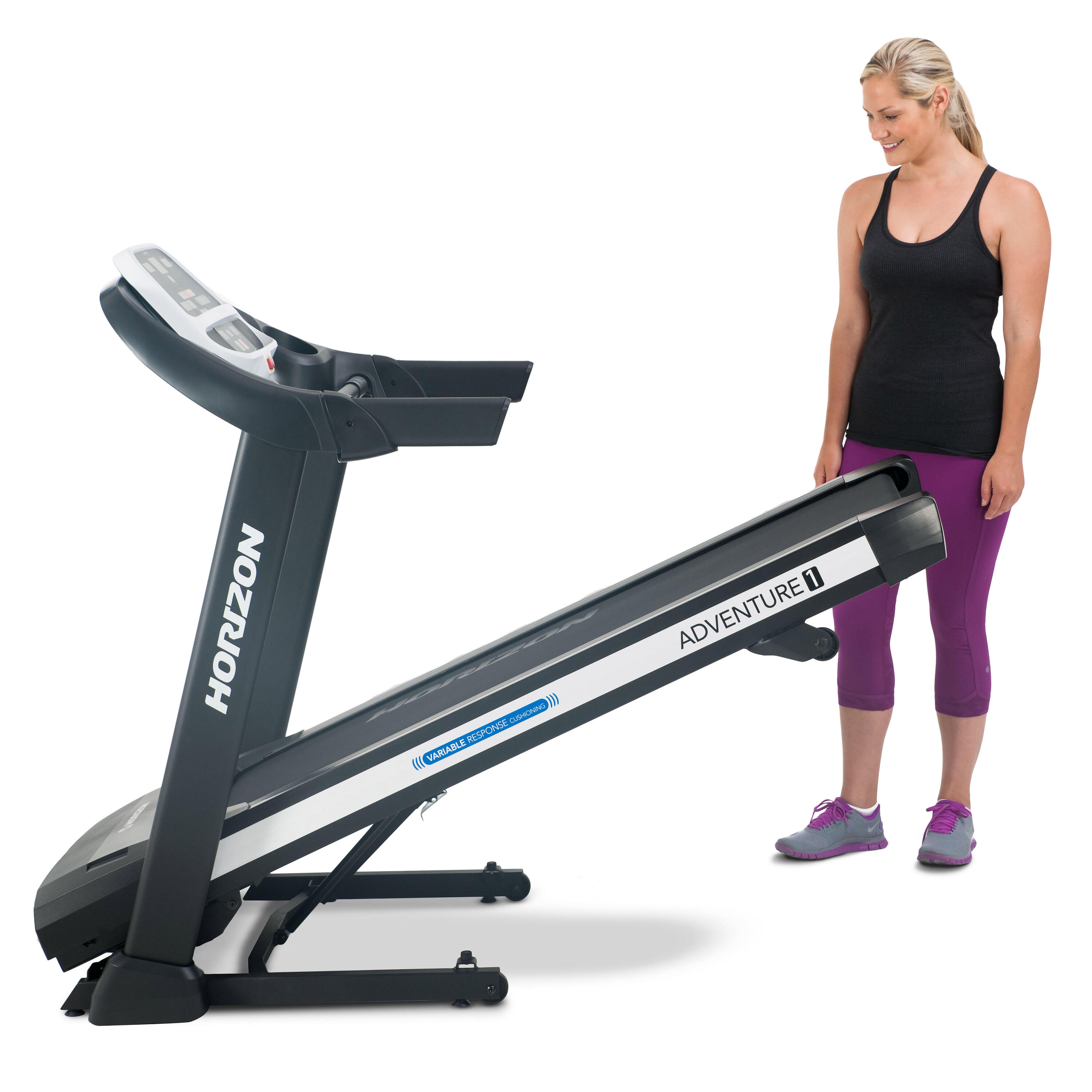 Second Hand - Tapis roulant elettrico Adventure 1 compatto - Eccellente 5/8
