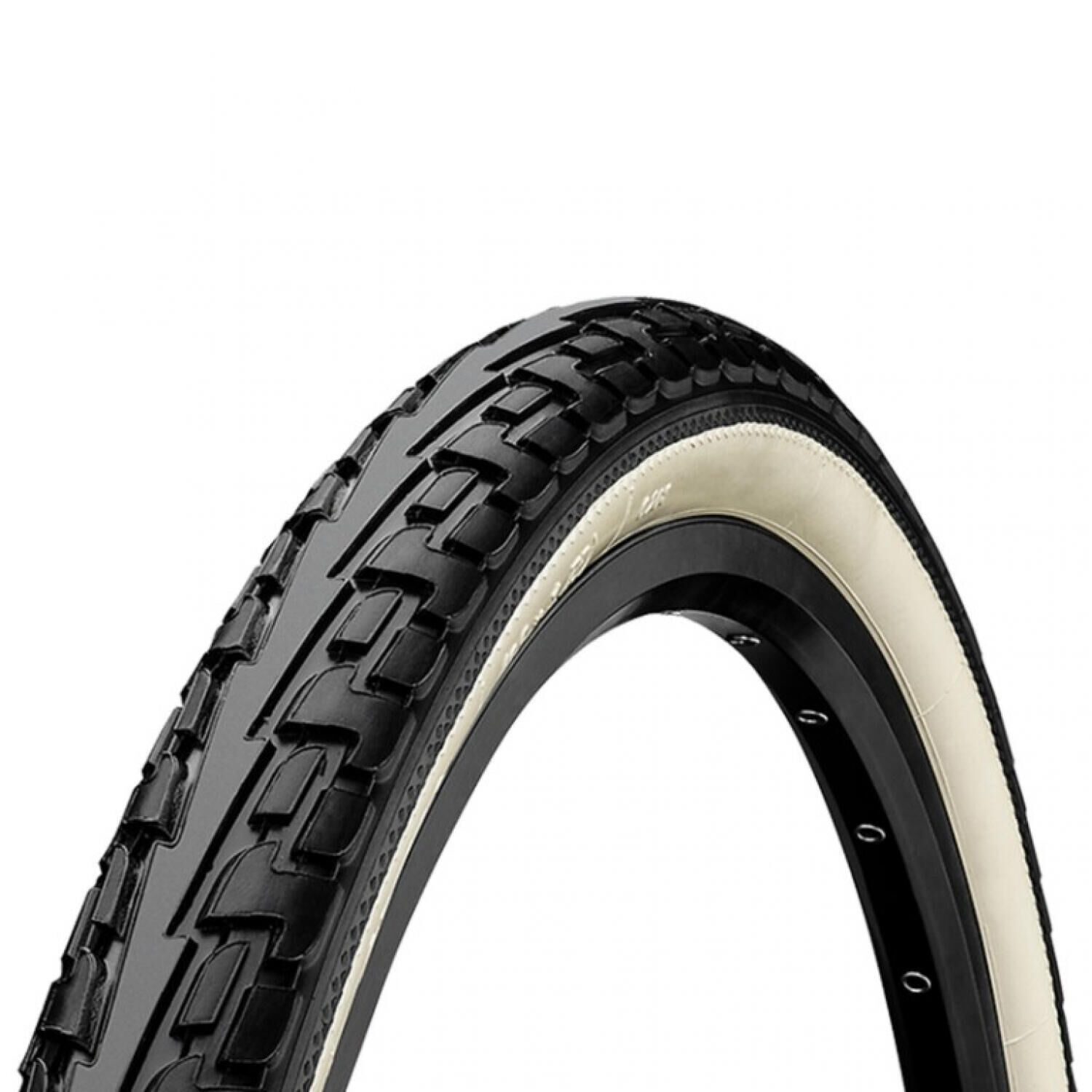 CONTINENTAL RIDE Tour Tyre-Wire Bead Urban Black/White 700 X 32C Puncture Protection