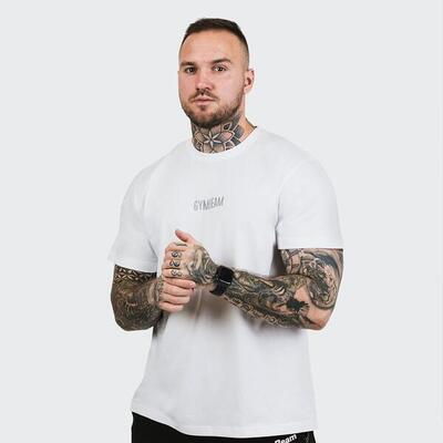 Uomo maglietta cotone bianca FIT