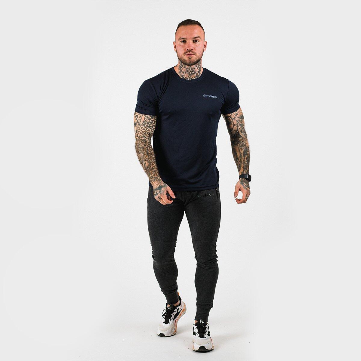 Uomo palestra T-shirt traspirante Navy TRN 3/4