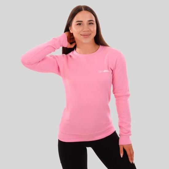 Donna fitness felpa rosa Basic