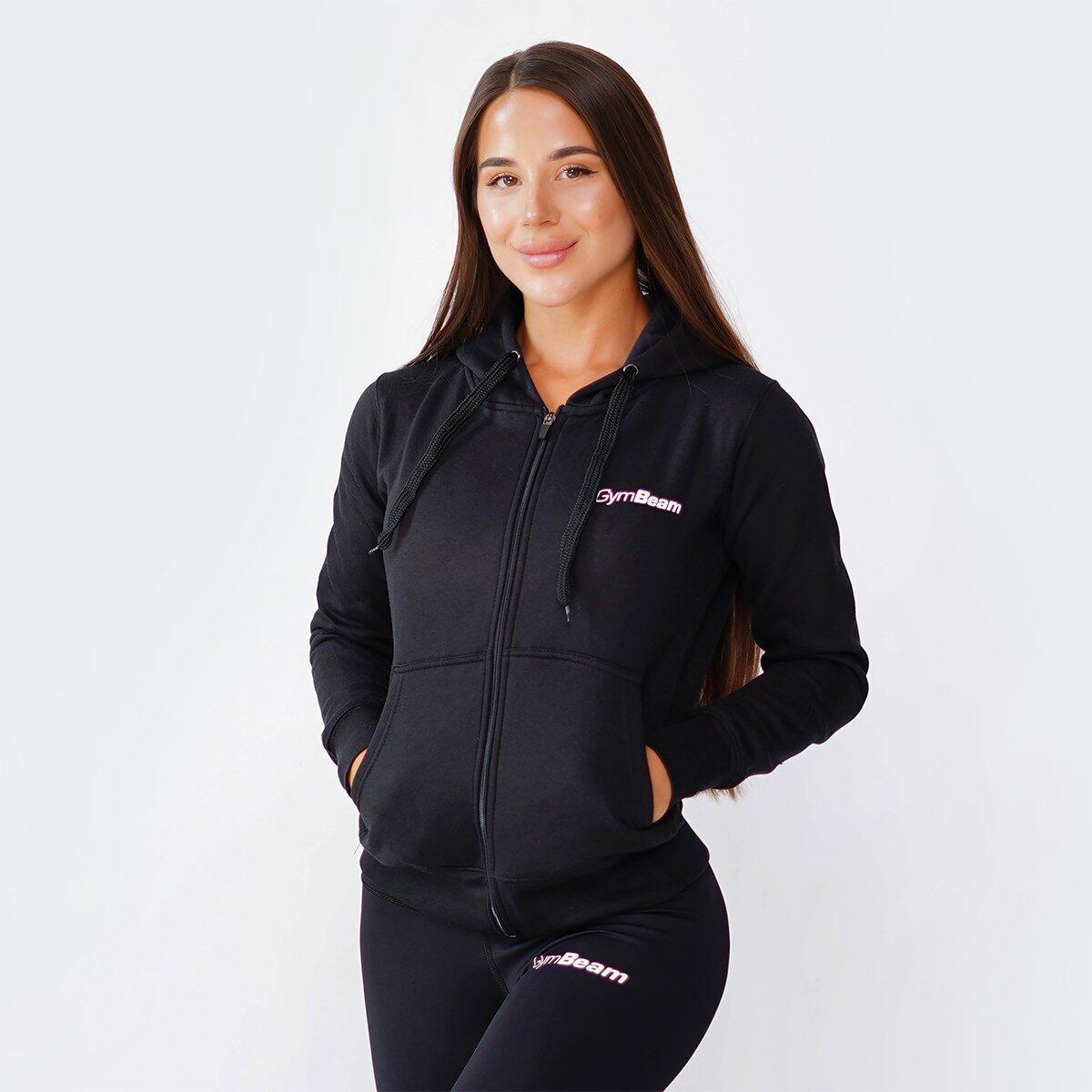 GYMBEAM Mikina dámská fitness na zip s kapucí Zipper Hoodie