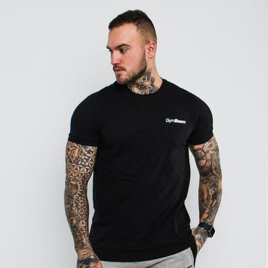 Uomo t-shirt cotone rossa Basic