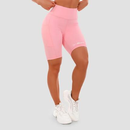 Szorty damskie fitness slim z wysoką talią Biker