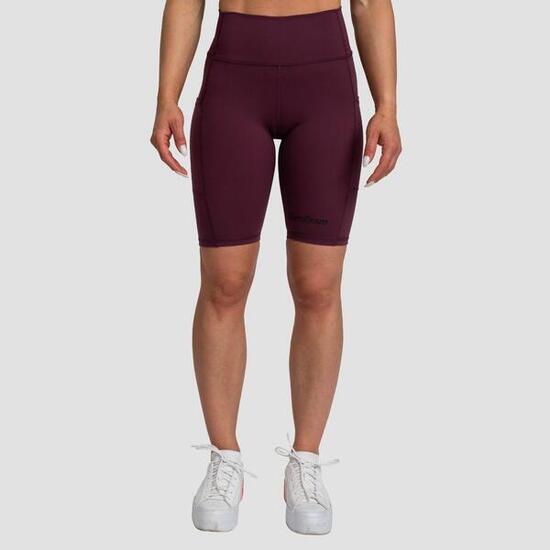 Szorty damskie fitness slim z wysoką talią Biker