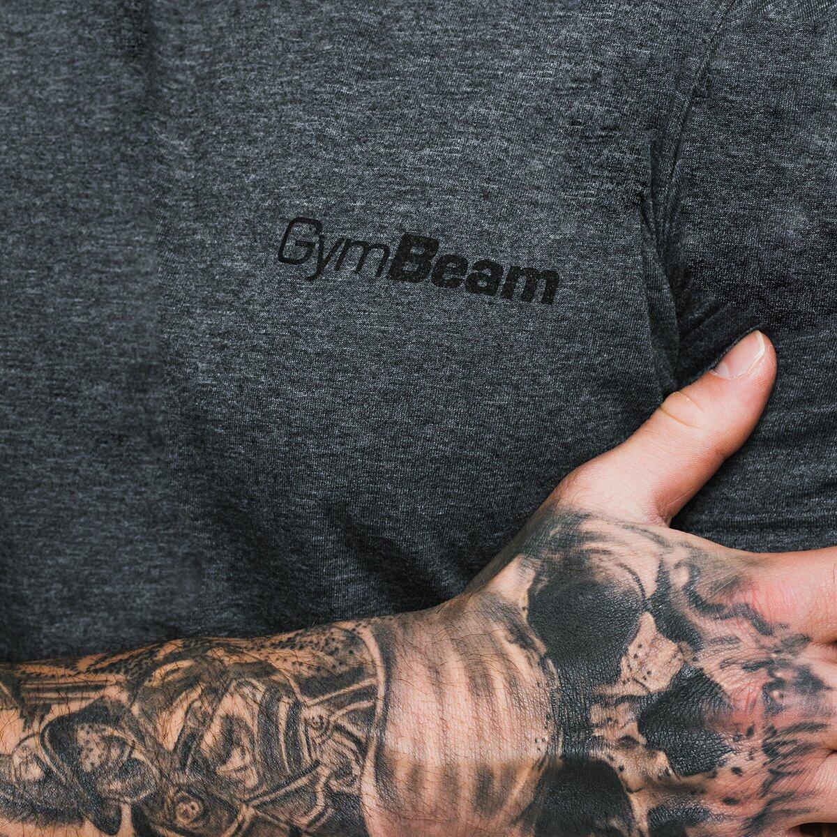 Camiseta masculina GymBeam Basic gris oscuro 2/4