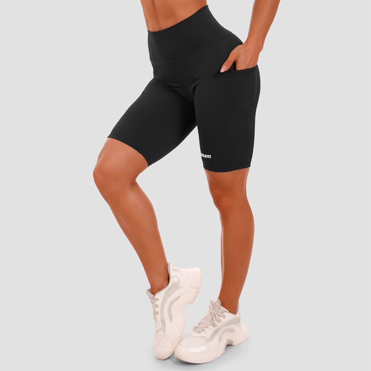 Pantaloncini donna palestra slim Biker 2/6