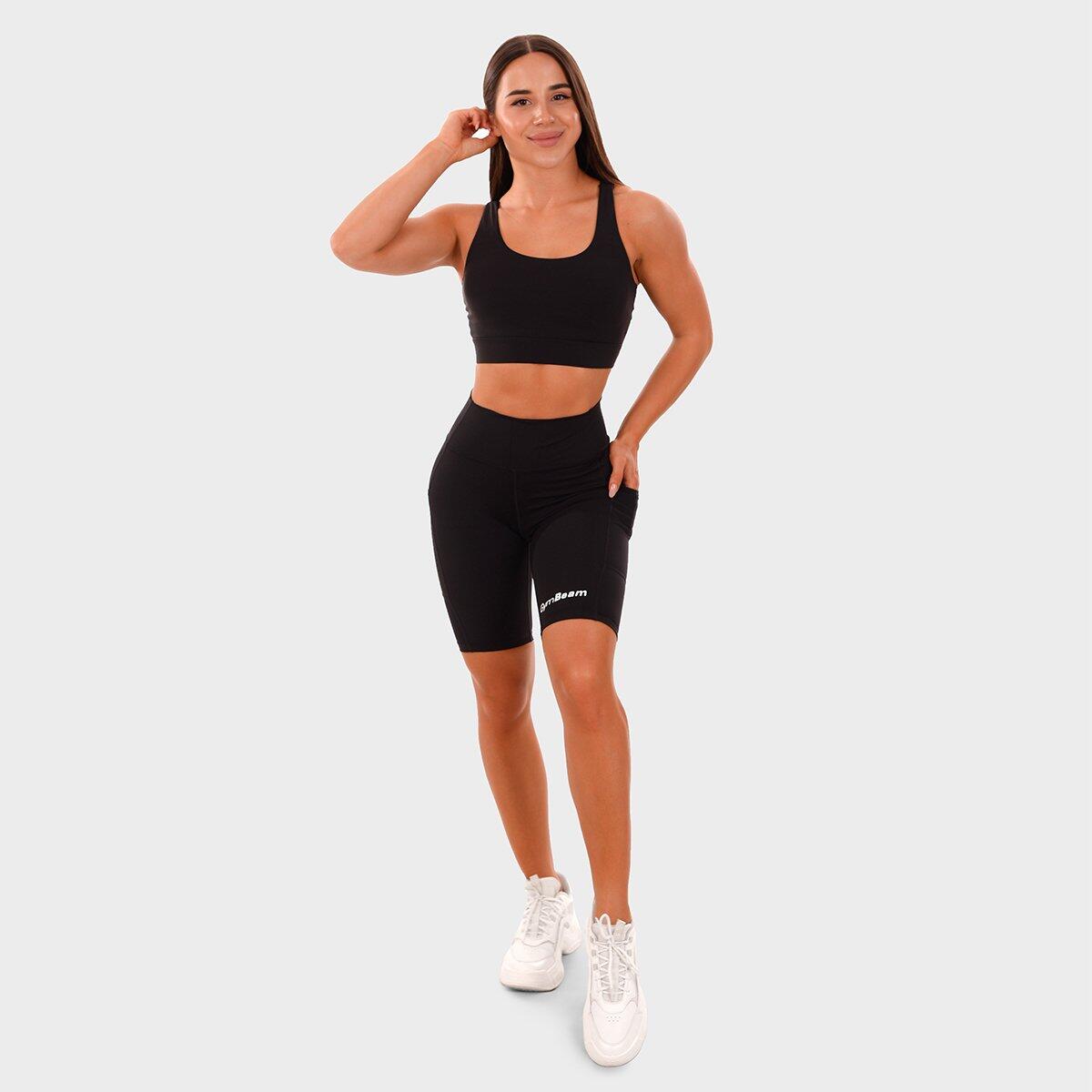 Pantaloncini donna palestra slim Biker 4/6