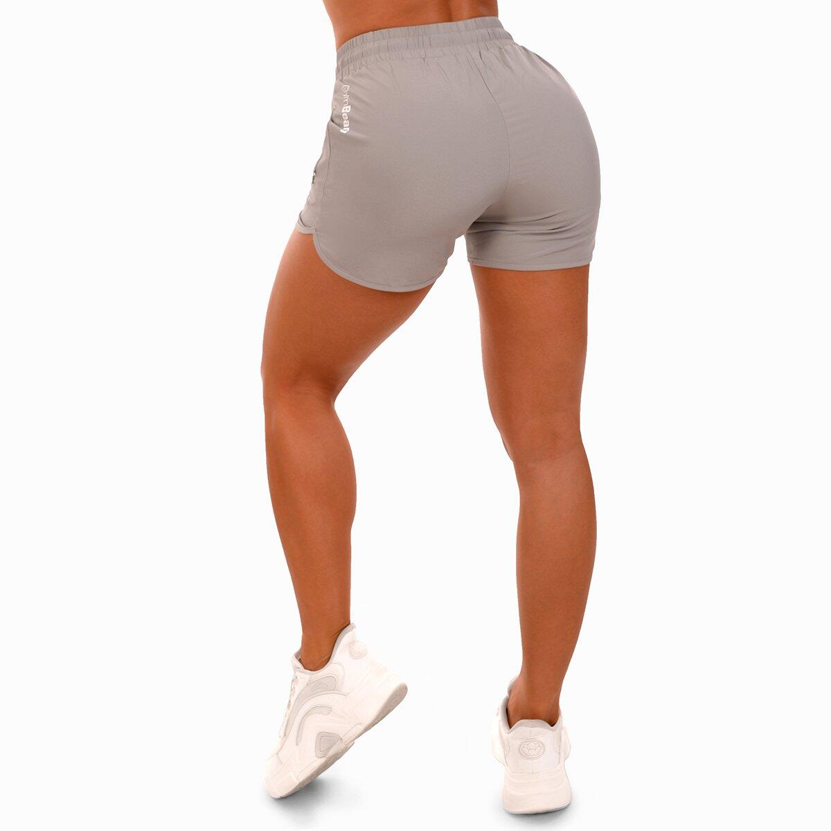 Donna palestra pantaloncini vita regolabile Grey TRN 2/4