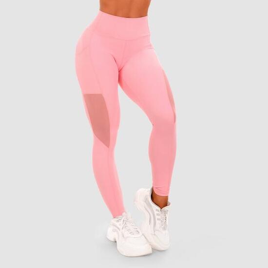Legginsy damskie fitness z wysokim stanem Mesh Panel