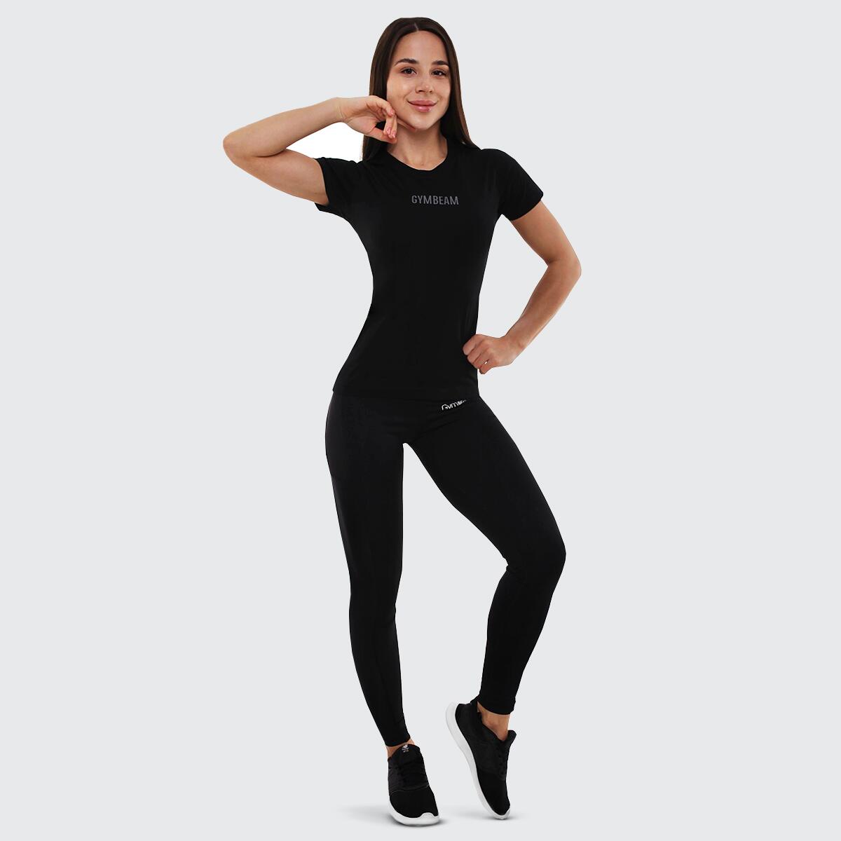 T-shirt donna slim nera FIT 4/6