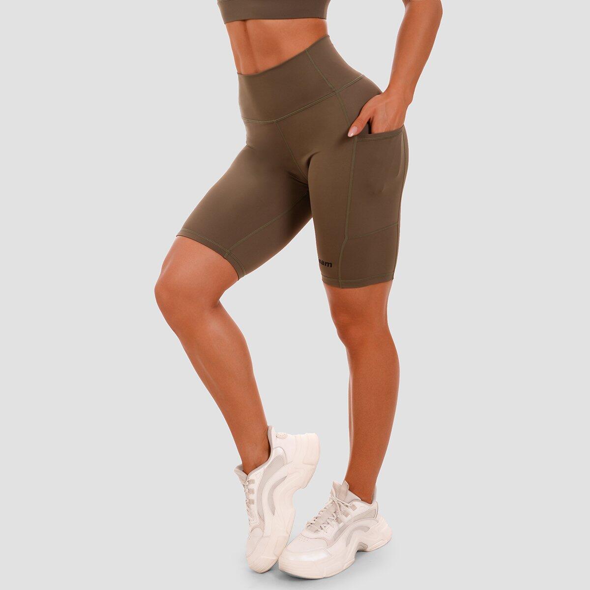 Pantaloncini donna palestra slim Biker 2/6