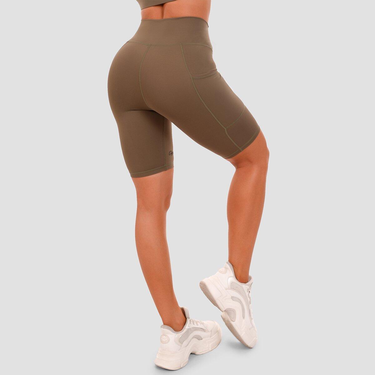 Pantaloncini donna palestra slim Biker 3/6