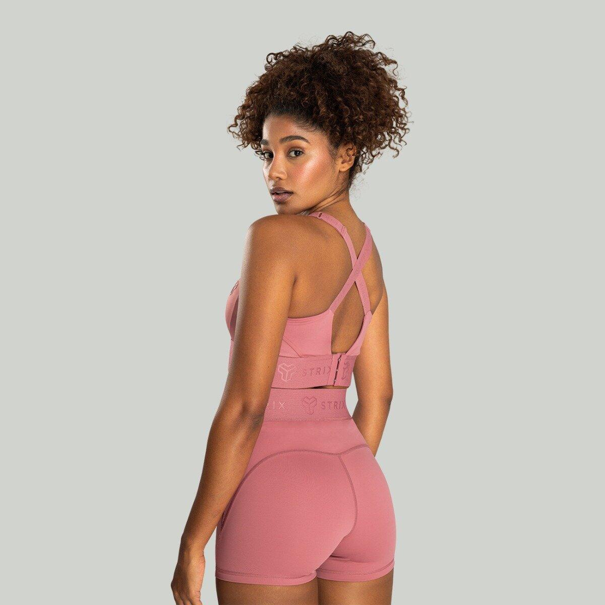 Donna fitness reggiseno sportivo regolabile rosso Nebula 4/7