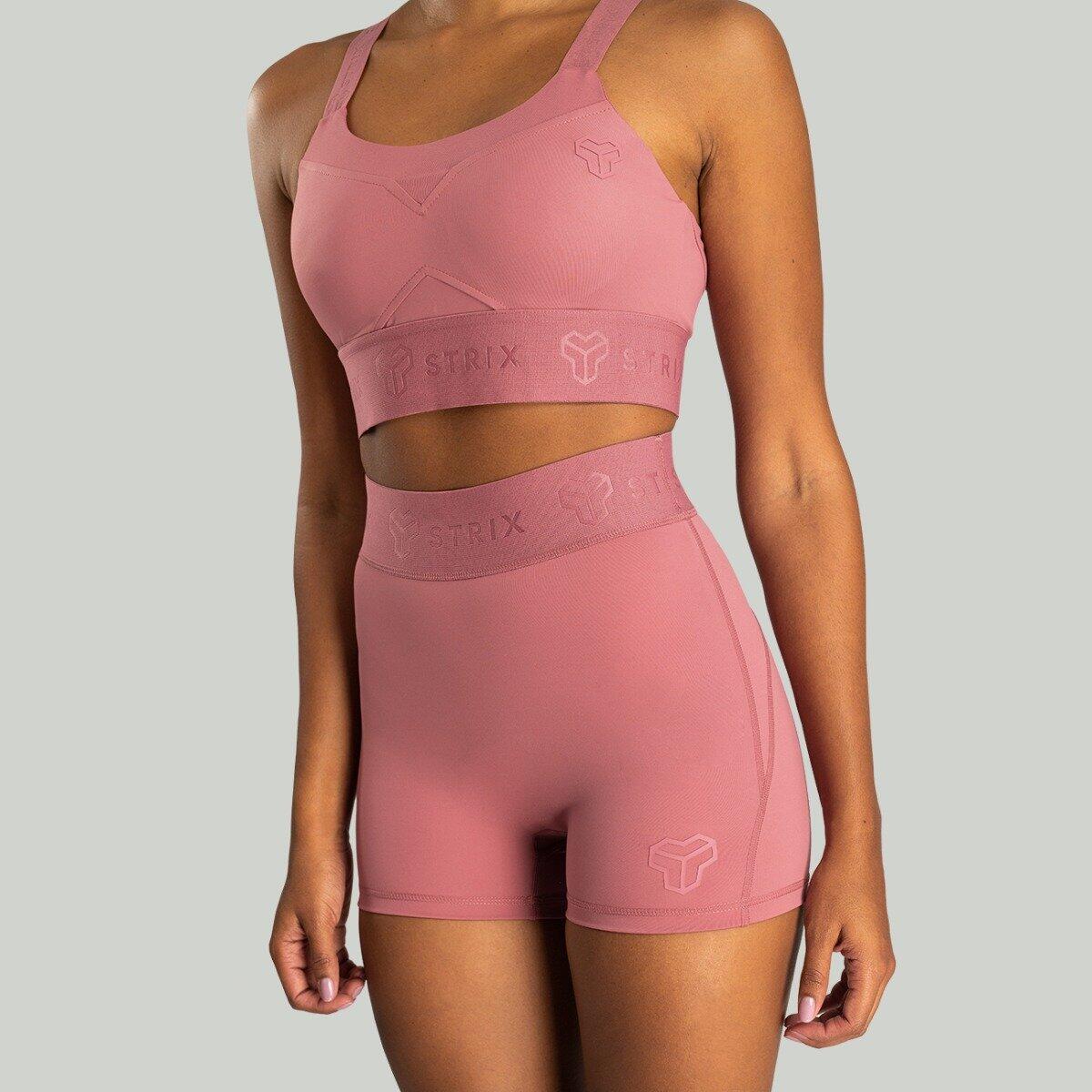 Donna fitness reggiseno sportivo regolabile rosso Nebula 2/7
