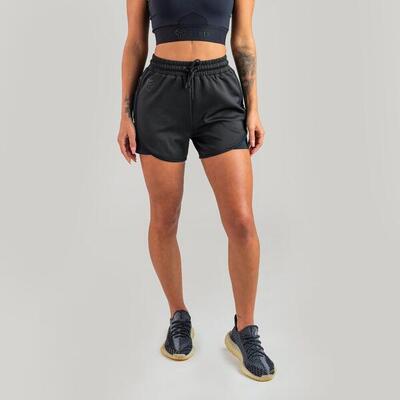 Donna pantaloncini vita regolabile neri Essential
