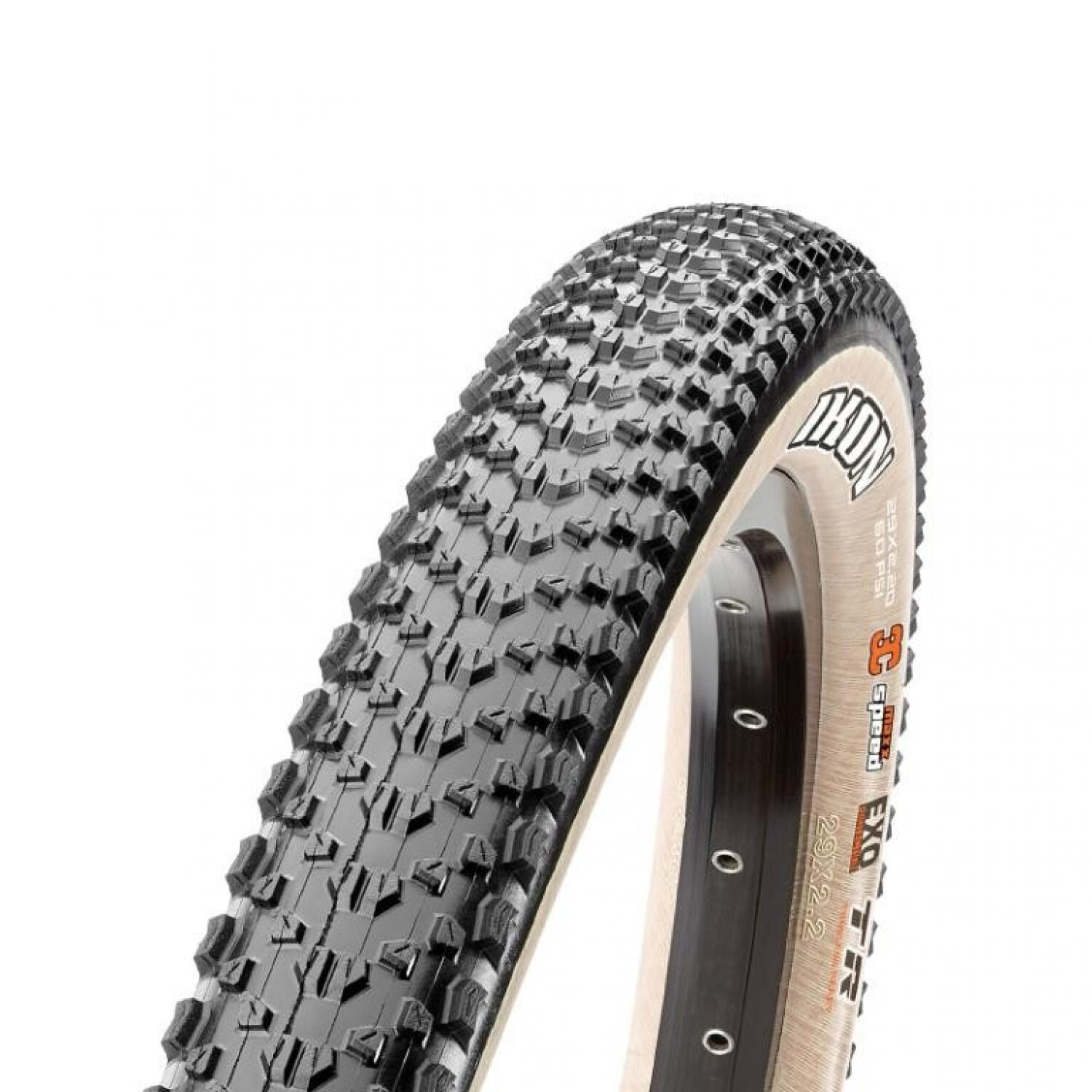Pneu Vtt 29 X 2.20 Maxxis Ikon Exo Ready Tan Noir-beige (54-622)