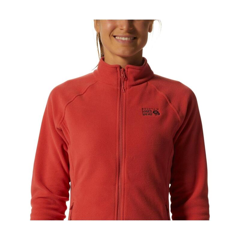 Polartec Microfleece Full Zip női polár pulóver - piros