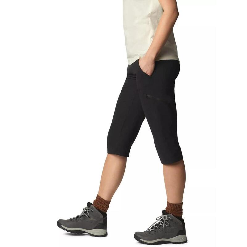 Pantaloni de drumetie Dynama Capri - negru femei