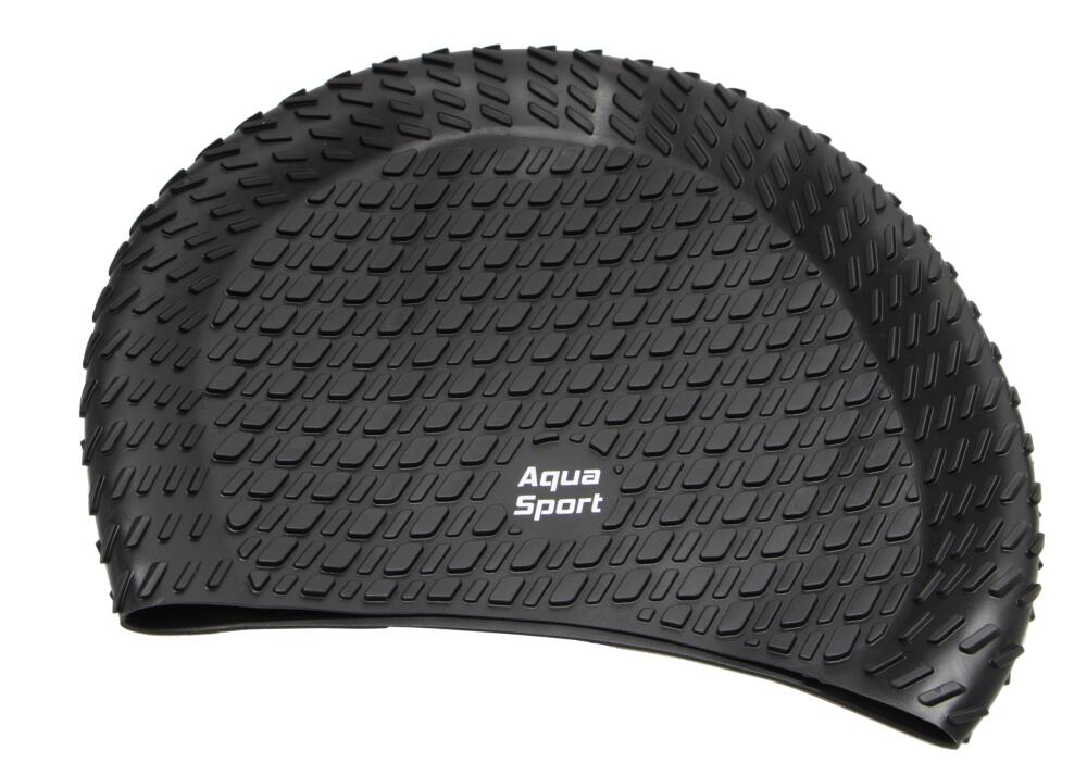Czepek pływacki na długie włosy Aqua-Sport Bubble Cap 3/6