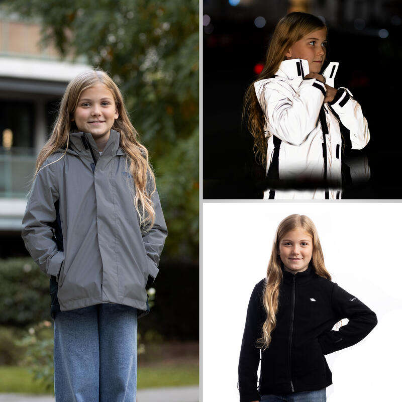 3in1 Smart Jacket - Reflektierende Jacke mit Fleece Zipp-In für Jungen & Mädchen